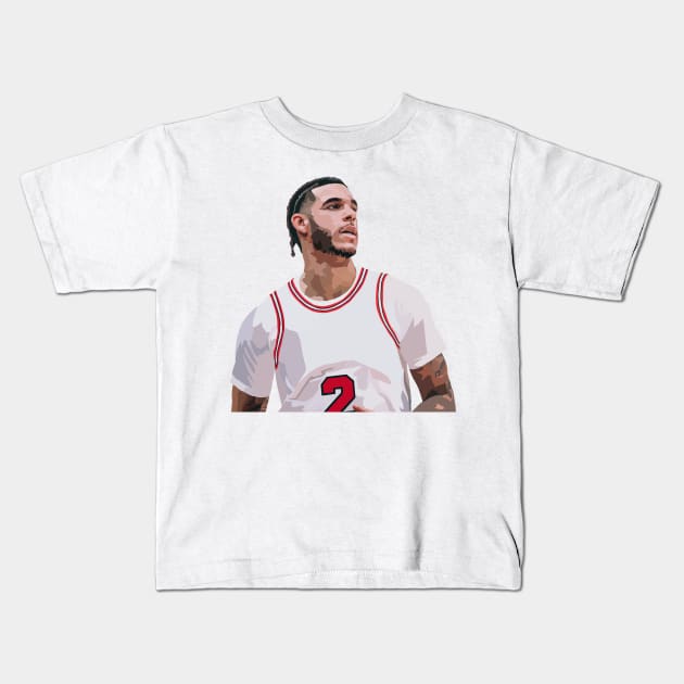 Chicago Bulls | Lonzo Ball Kids T-Shirt by ActualFactual